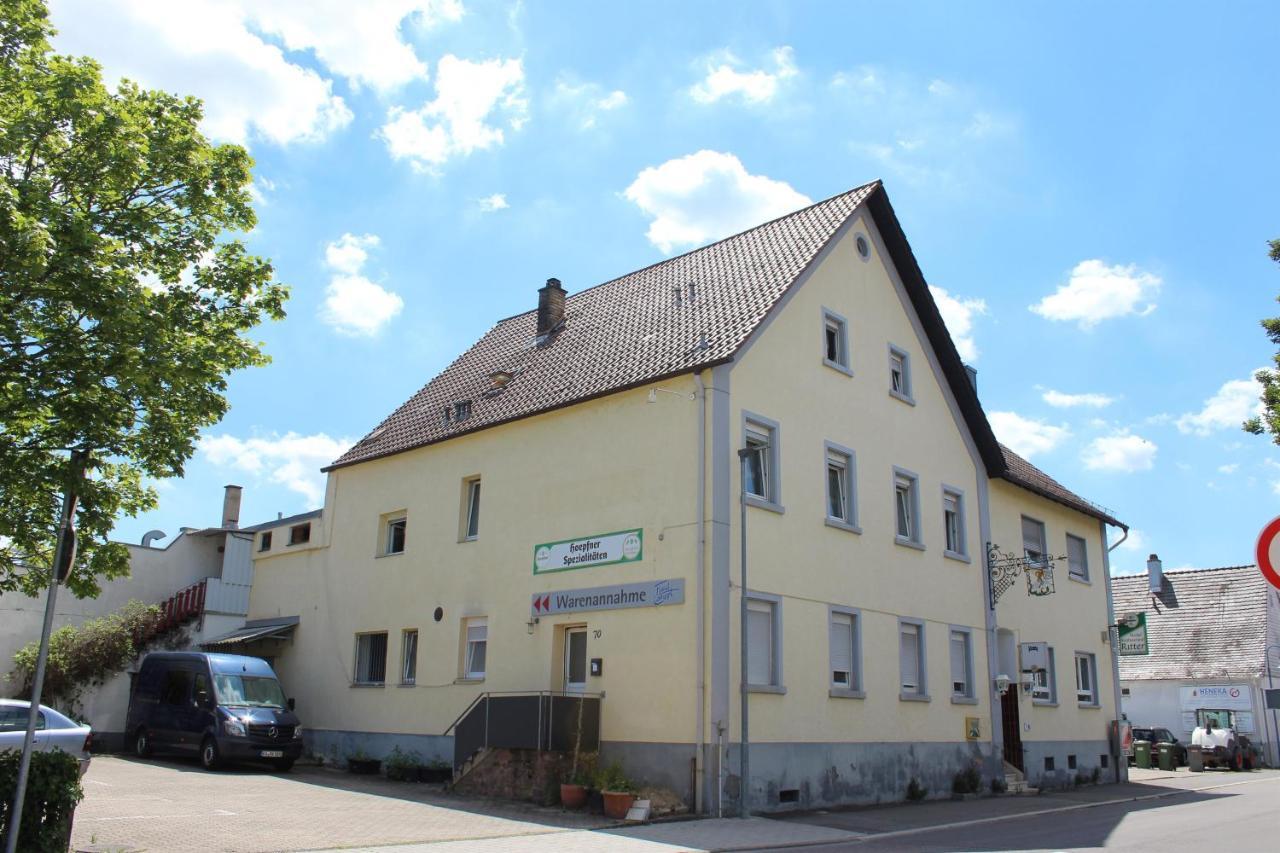 Gasthaus zum Ritter Karlsdorf-Neuthard Exterior foto